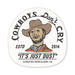Sendero Provisions Cowboys Don't Cry Sticker HOME & GIFTS - Stickers & Decals Sendero Provisions Co