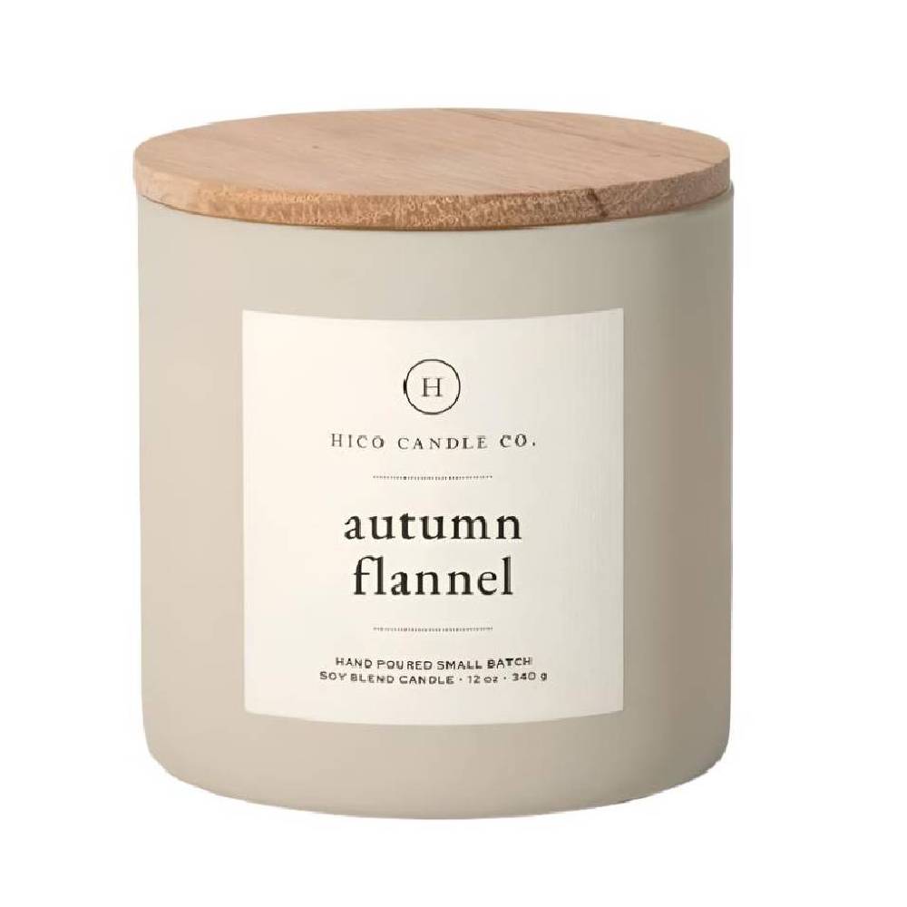 Hico Candle Co. Autumn Flannel Candle HOME & GIFTS - Home Decor - Candles + Diffusers Hico Candle Co.   