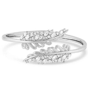 Montana Silversmiths Whispering Feathers Crystal Bracelet WOMEN - Accessories - Jewelry - Bracelets Montana Silversmiths   