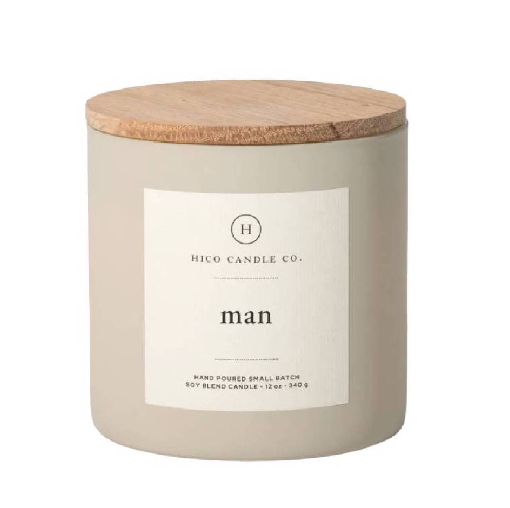 Hico Candle Co Man Candle HOME & GIFTS - Home Decor - Candles + Diffusers Hico Candle Co.   