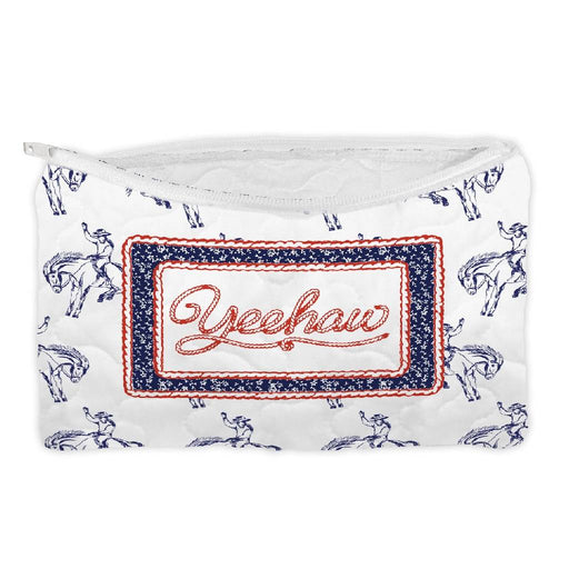 Yeehaw Quilted Make Up Bag ACCESSORIES - Luggage & Travel - Cosmetic Bags Ida Mae Home