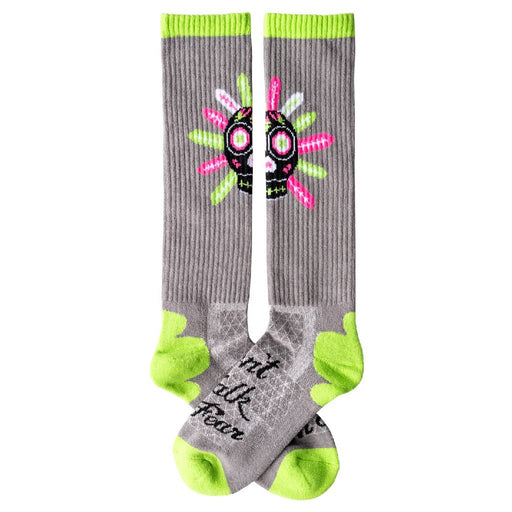 "Don't Walk In Fear" Gray Socks WOMEN - Clothing - Intimates & Hosiery Lucky Chuck