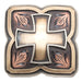 Antique Gold Cross Tack - Conchos & Hardware MISC