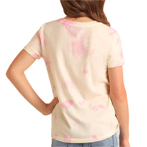 Rock & Roll Denim Girl's Tie Dye "Howdy Y'all" Tee KIDS - Girls - Clothing - T-Shirts Panhandle