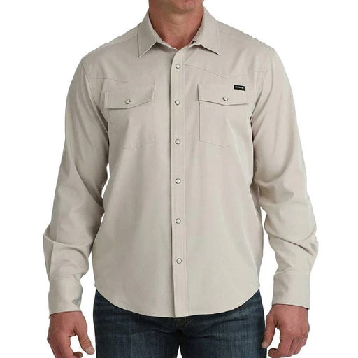 Cinch Men's Camp Khaki Snap Shirt MEN - Clothing - Shirts - Long Sleeve Cinch