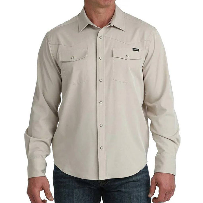Cinch Men's Camp Khaki Snap Shirt MEN - Clothing - Shirts - Long Sleeve Cinch