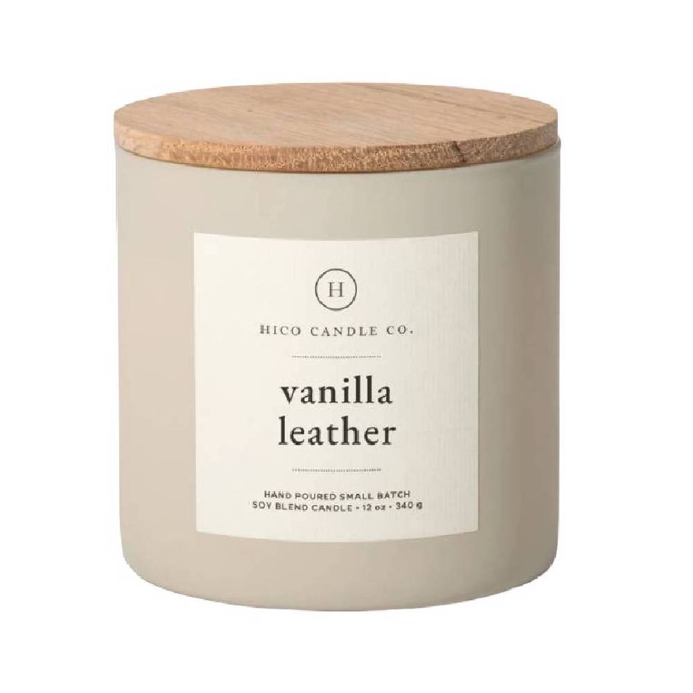 Hico Candle Co Vanilla Leather Candle HOME & GIFTS - Home Decor - Candles + Diffusers Hico Candle Co.   