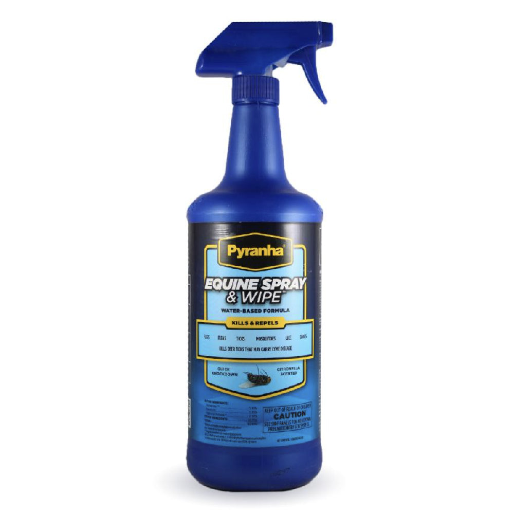 Pyranha Equine Water Based Fly Spray Equine - Fly & Insect Control Pyranha 32 oz  