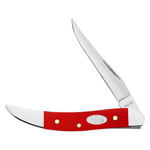 Case Small Texas Toothpick - Smooth Red Synthetic Knives - Knives W.R. Case   