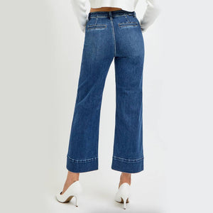 Risen High Rise Crop Wide Leg Jean WOMEN - Clothing - Jeans Risen Jeans