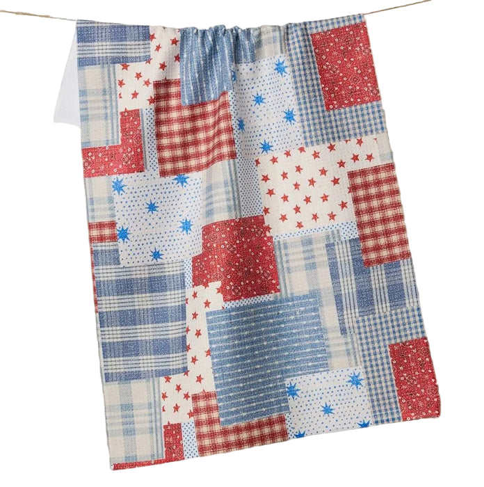 Geometry Stars and Stitches Tea Towel HOME & GIFTS - Tabletop + Kitchen - Kitchen Decor Geometry