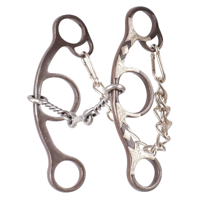 Sherry Cervi Diamond Short Shank Small Twisted Wire Dogbone