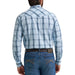 Wrangler Men's 20X Competition Blue Plaid Snap Shirt MEN - Clothing - Shirts - Short Sleeve Wrangler