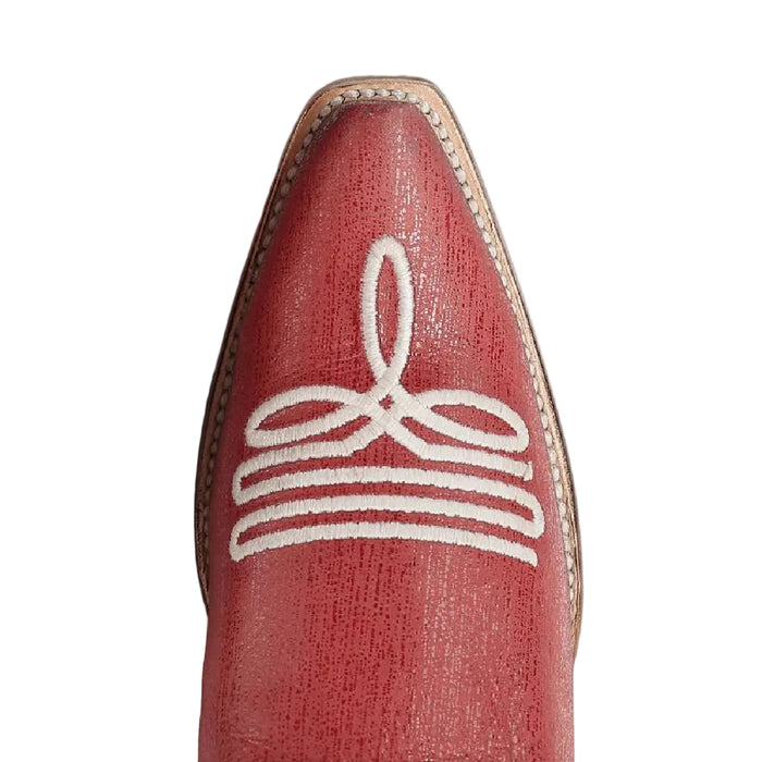 Corral Women's Glow In The Dark Embroidery Tall Red Western Boots
