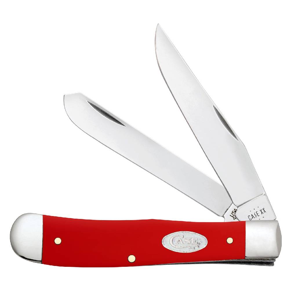 Case Trapper - Smooth Red Synthetic Knives - Knives W.R. Case   