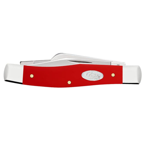 Case Medium Stockman - Smooth Red Synthetic Knives W.R. Case