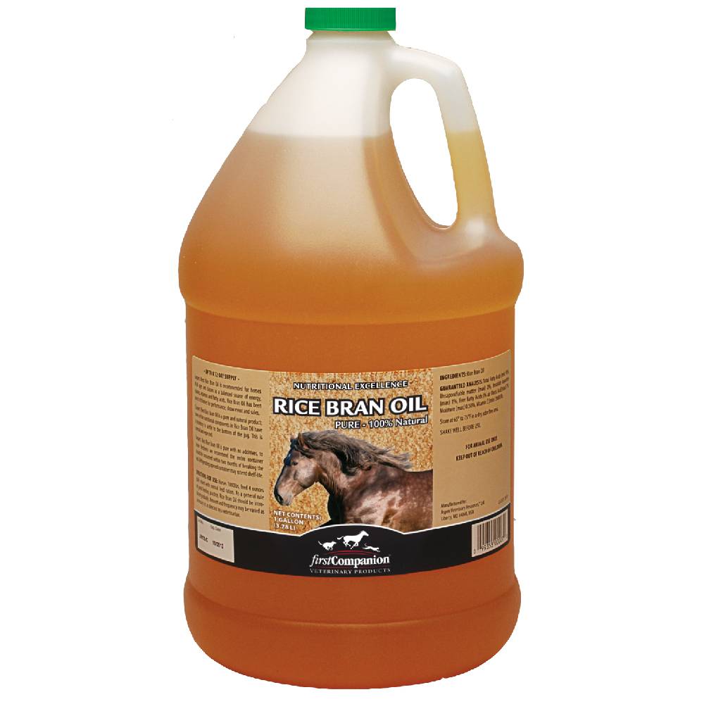 First Companion Rice Bran Oil Equine - Supplements First Companion   