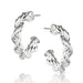 Montana Silversmiths Plaited Rope Hoop Earrings WOMEN - Accessories - Jewelry - Earrings Montana Silversmiths