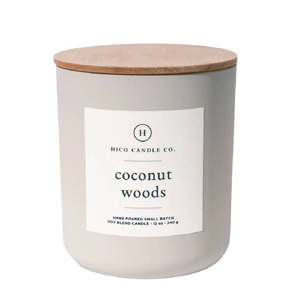 Hico Candle Co Coconut Woods Candle HOME & GIFTS - Home Decor - Candles + Diffusers Hico Candle Co.