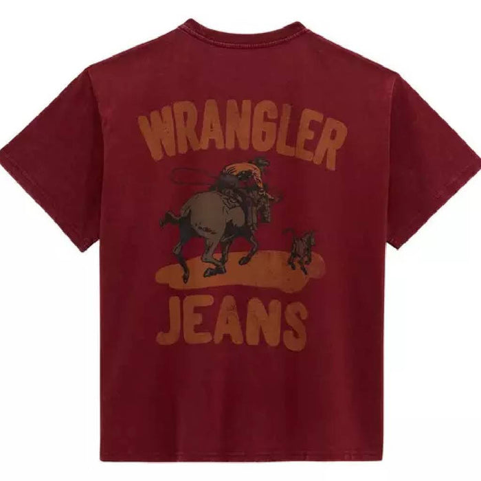 Wrangler Women's West Roper Pomegranate Tee