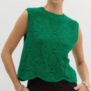 Sleeveless Knit Top WOMEN - Clothing - Tops - Sleeveless Entro