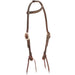 Martin Saddlery Rawhide Lacing One Ear Headstall Tack - Headstalls Martin Saddlery Chocolate