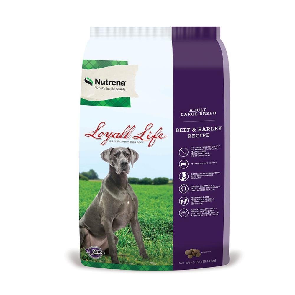 Nutrena Loyall Life Large Breed Beef & Barley Recipe Dog Food Feed & Hay - Feed Nutrena   