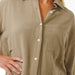 * Rip Curl Women's Premium Linen Shirt - FINAL SALE WOMEN - Clothing - Tops - Long Sleeved Rip Curl