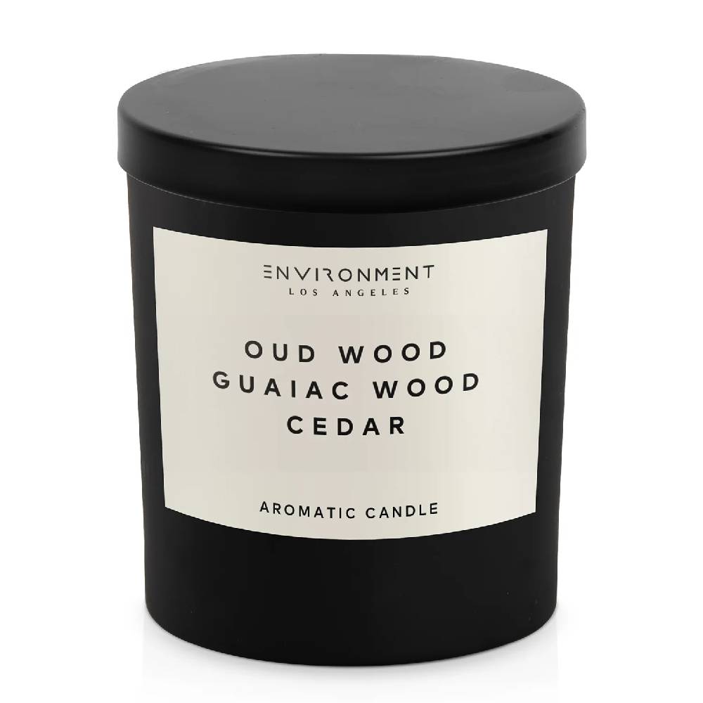 Environment Oud Wood Guaiac Wood Cedar Candle 8oz HOME & GIFTS - Home Decor - Candles + Diffusers Environment