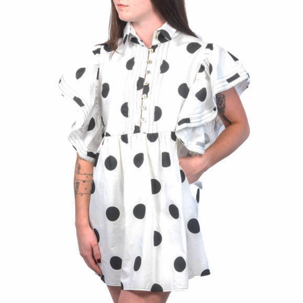 Polka Dot Mini Dress WOMEN - Clothing - Dresses Bucket List