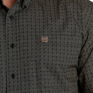 Cinch Men's Geo Stone Print Button Shirt MEN - Clothing - Shirts - Long Sleeve Shirts Cinch   