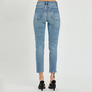 Risen Mid Rise Tapered Crop Jean WOMEN - Clothing - Jeans Risen Jeans   