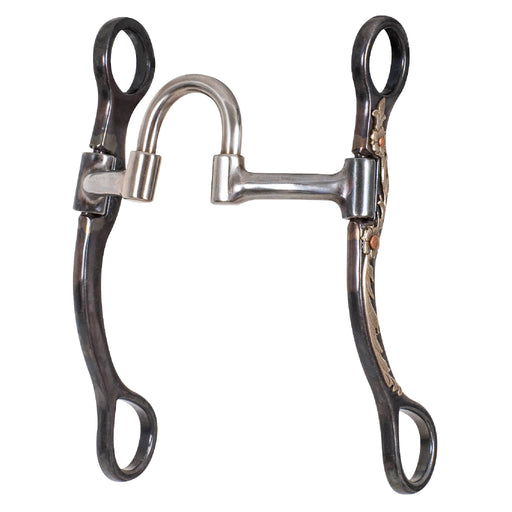 Classic Equine BitLogic 7-1/2" Cheek Blued Iron Correction Bit Tack - Bits Classic Equine