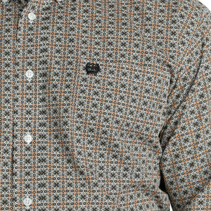Cinch Men's Geo Print Button Shirt - FINAL SALE MEN - Clothing - Shirts - Long Sleeve Shirts Cinch   