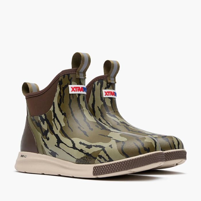 XTRATUF Men's Bottomland Camo Ankle Deck Sport Boot