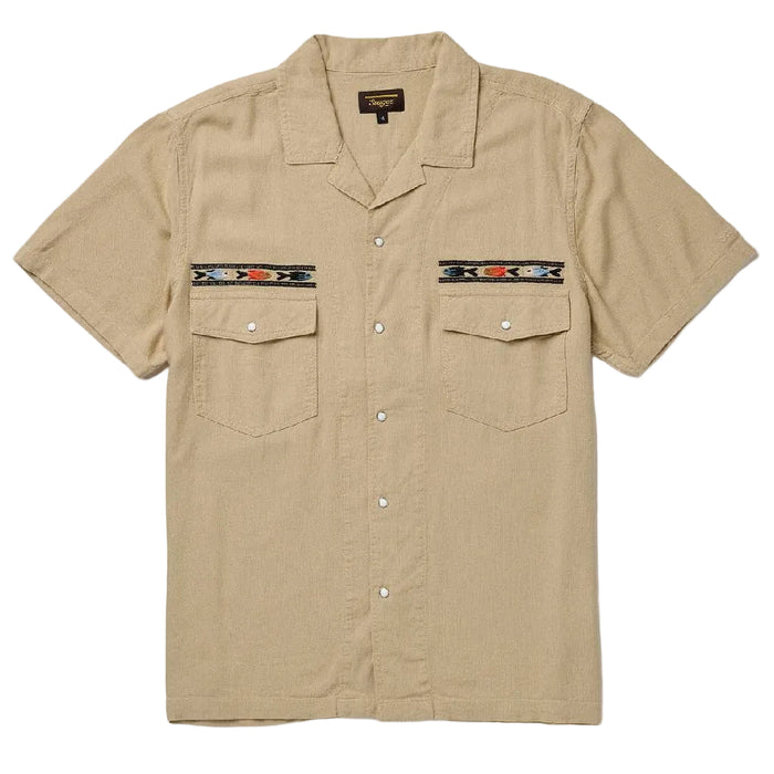 Seager Whippersnapper Embroidered Dry Hay Pearl Snap Shirt