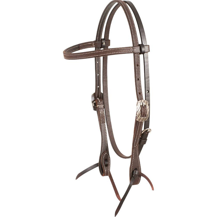Martin Saddlery Bandera Headstall Tack - Headstalls Martin Saddlery Browband Chocolate 