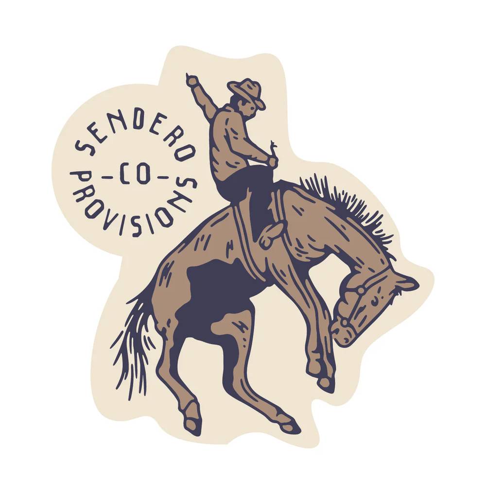 Sendero Provisions Never Was A Horse Sticker ACCESSORIES - Additional Accessories Sendero Provisions Co   