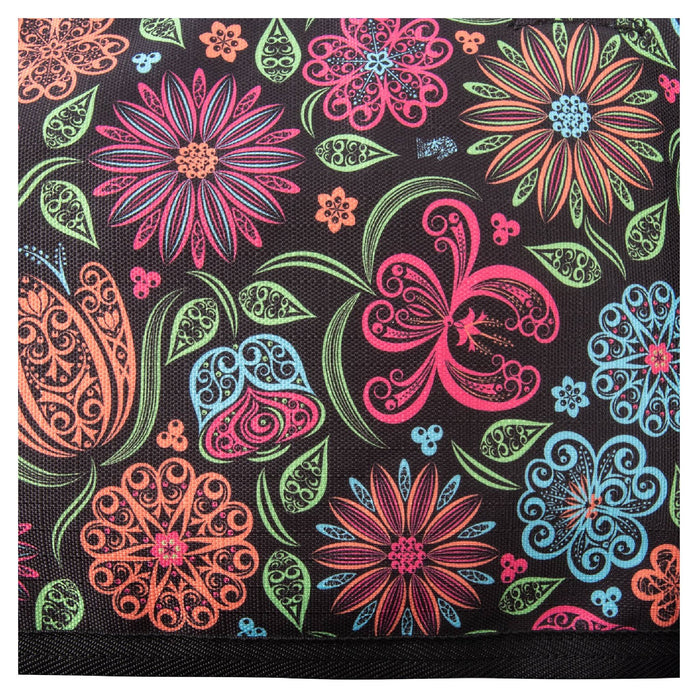 Classic Equine Neon Flower 5K Cross Trainer Winter Blanket