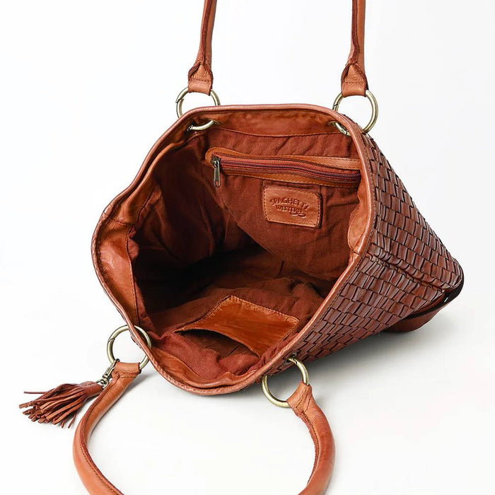 Spaghetti Western Basketweave Tote Bag WOMEN - Accessories - Handbags - Shoulder Bags Spaghetti Western   