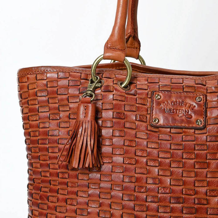 Spaghetti Western Basketweave Tote Bag WOMEN - Accessories - Handbags - Shoulder Bags Spaghetti Western   
