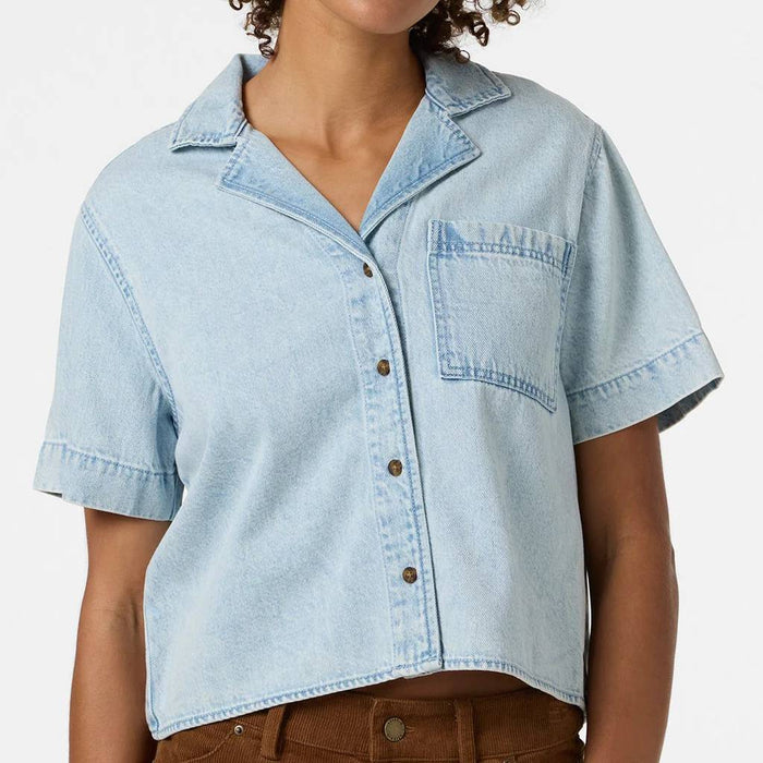 O'Neill Women's O'Riginals Channing Denim Top WOMEN - Clothing - Tops - Short Sleeved O'Neill