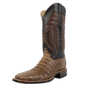 R. Watson Men's Coco Caiman Tail Boot - FINAL SALE MEN - Footwear - Exotic Western Boots R Watson