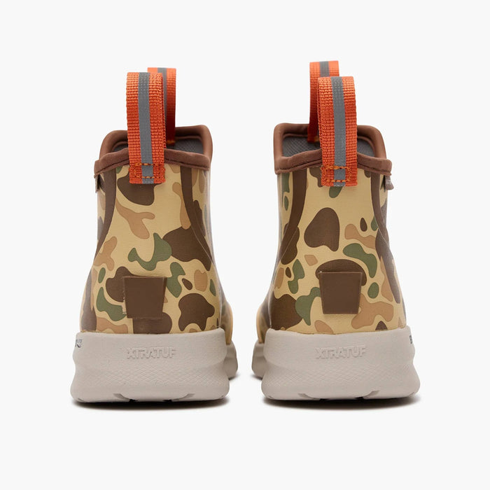 XTRATUF Kids Duck Camo Ankle Deck Sport Boot
