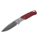 Benchmade Bugout Grey/Redstone Aluminum & Richlite Knife Knives Benchmade