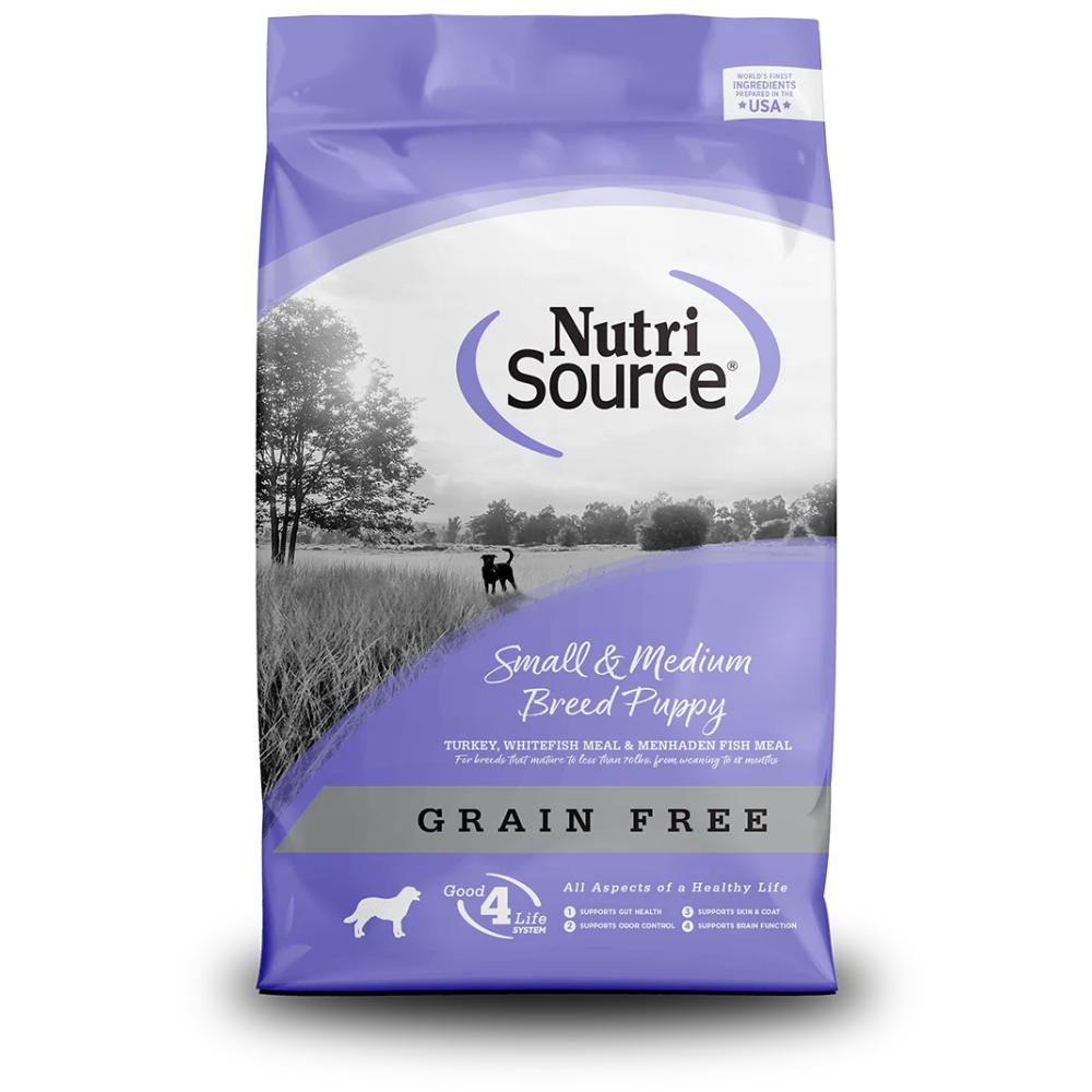 NutriSource Grain Free Small & Medium Breed Puppy Food Feed & Hay - Feed Nutri-Source   