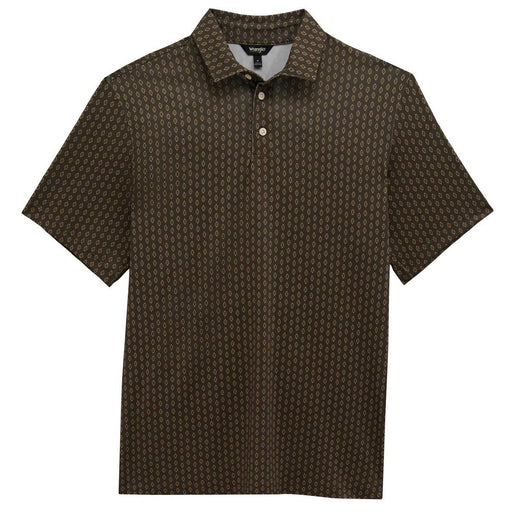 Wrangler Men's Turkish Vertical Ditzy Performance Polo Shirt MEN - Clothing - Shirts - Short Sleeve Wrangler