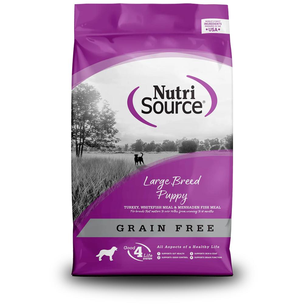 NutriSource Grain Free Large Breed Puppy Food Feed & Hay - Feed Nutri-Source   