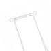 Metalab White Braided Lead Curb Strap Tack - Bits Metalab