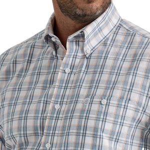 Wrangler Men's George Strait Plaid Shirt MEN - Clothing - Shirts - Long Sleeve Shirts Wrangler   